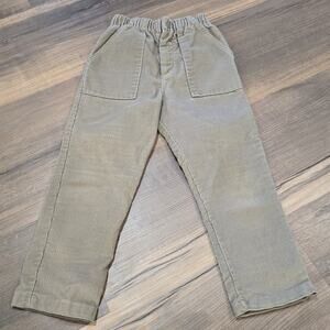Buster Brown Vintage Kids Boys Girls Tan Brown Corduroy Pants Pockets Size 5